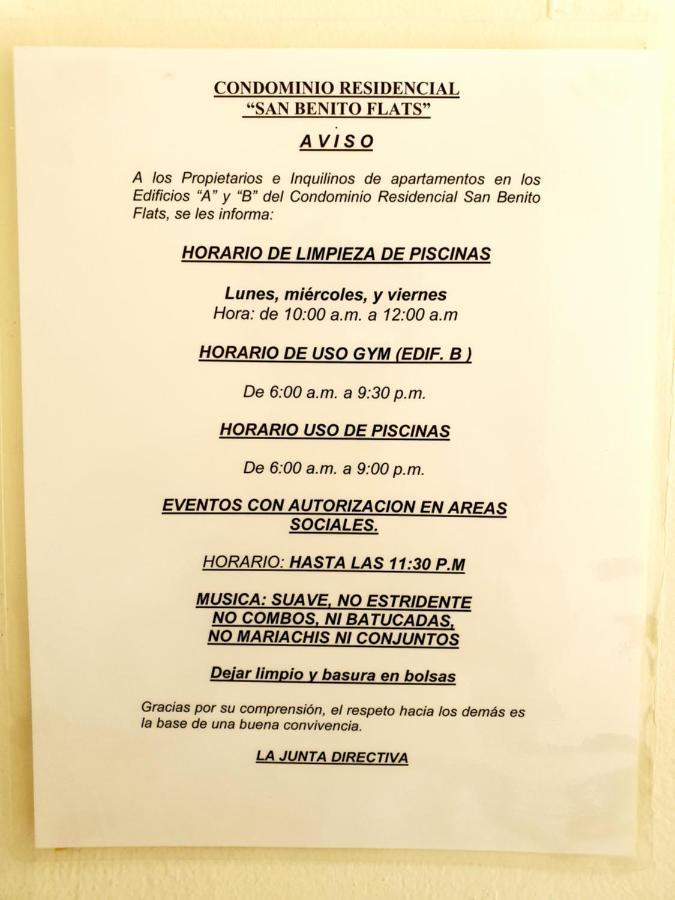 San Benito Flats Wifi 50Mg - 4 Huespedes - Parqueos Apartman San Salvador Kültér fotó